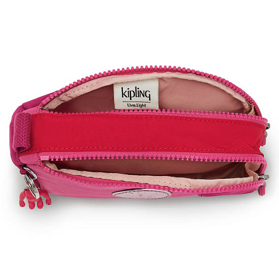 Plecaki Kipling Tibby Klasyczne Pouch Różowe | PL 1302CT